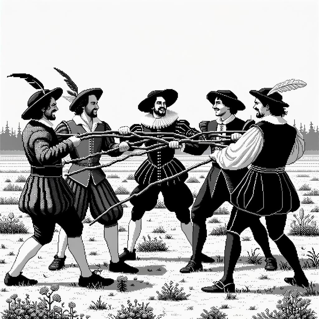 Five of Wands Tarot Card