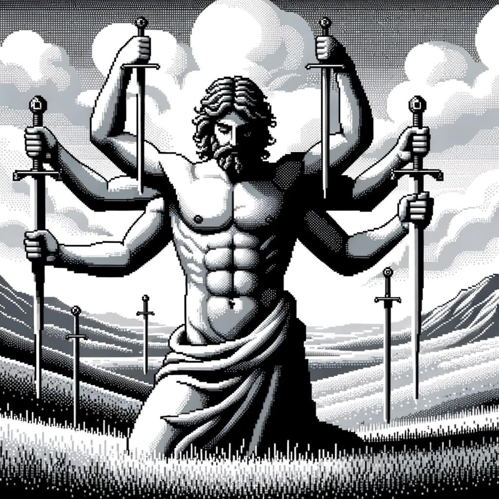 Seven of Swords Tarot Card