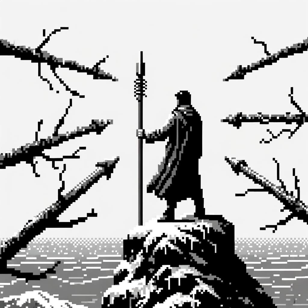 Seven of Wands Tarot Card