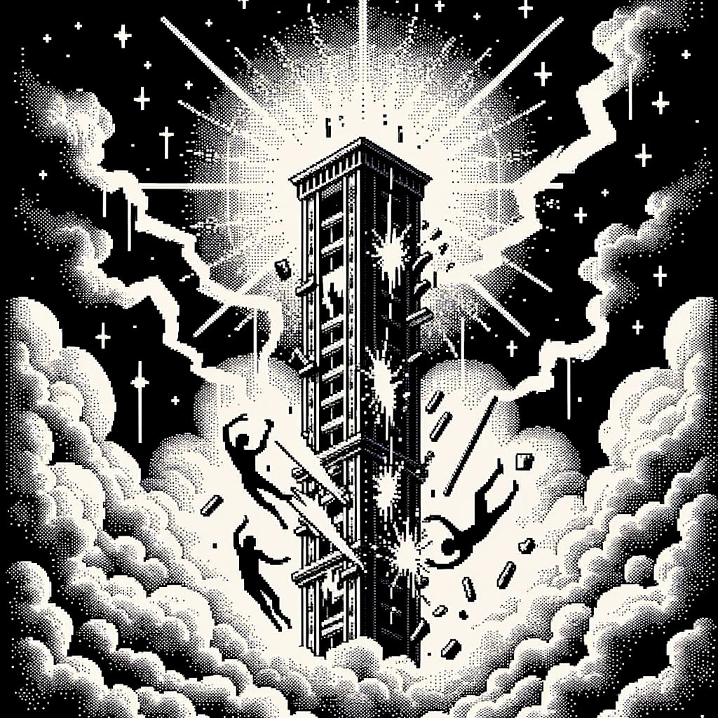The Tower Tarot Card