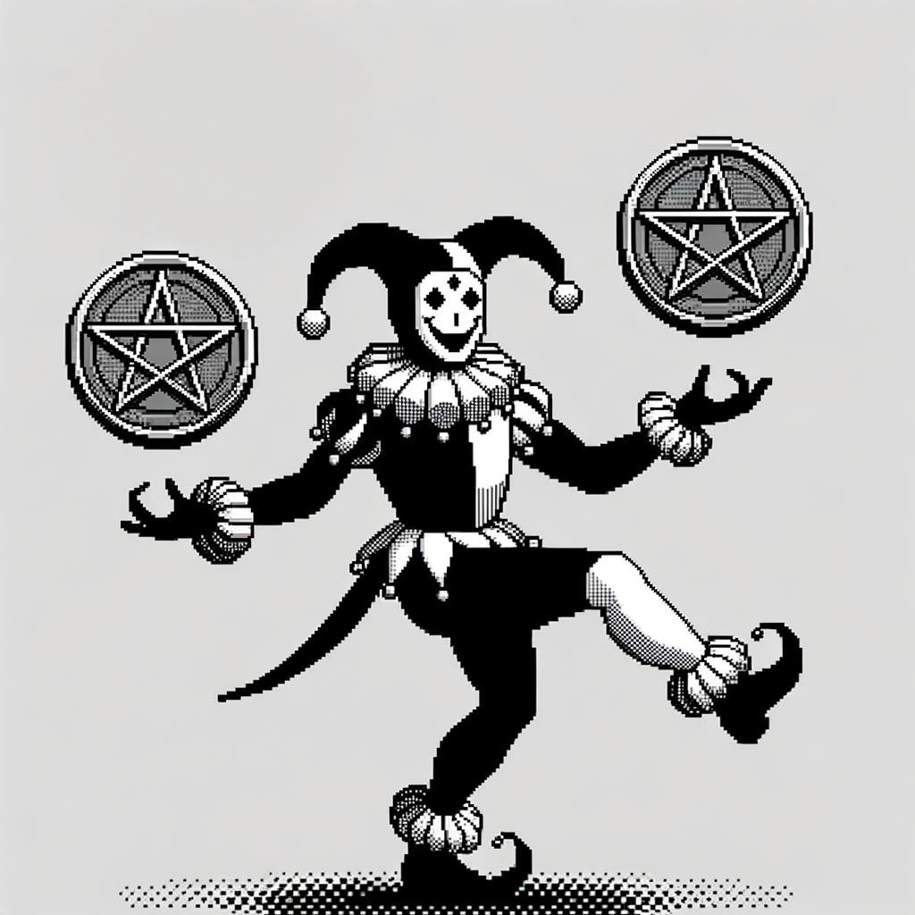 Two of Pentacles Tarot Card